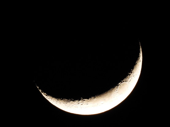 Zoom sur le petit bout de lune