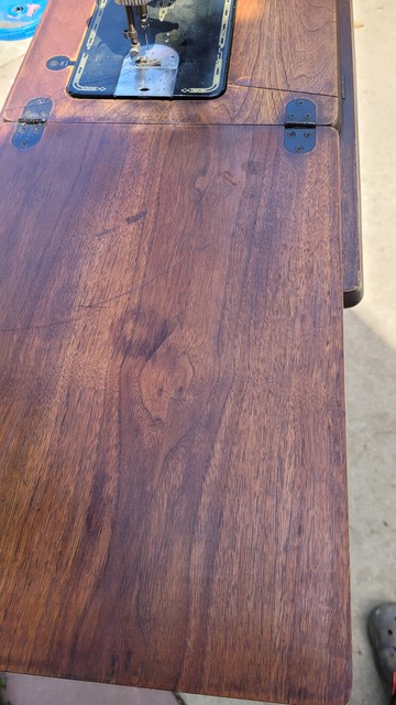 Teak oil on old furniture on the same spot that had the water spots