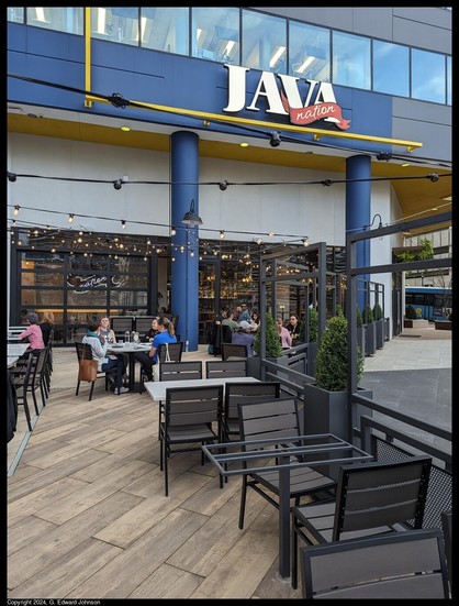 The patio at Java Nation: 1010 Wayne Ave, Silver Spring, MD
